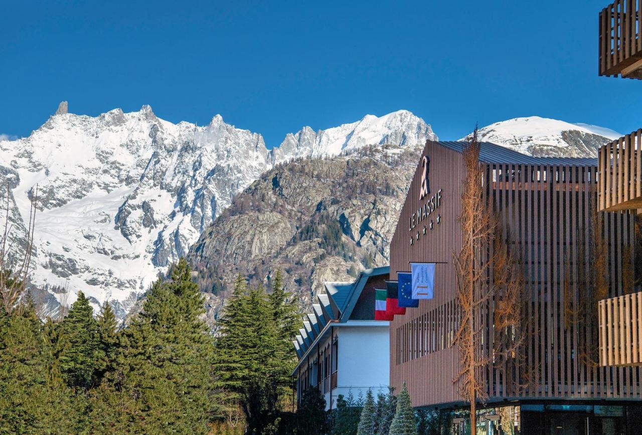 Le Massif Hotel & Lodge Courmayeur The Leading Hotels Of The World Kültér fotó
